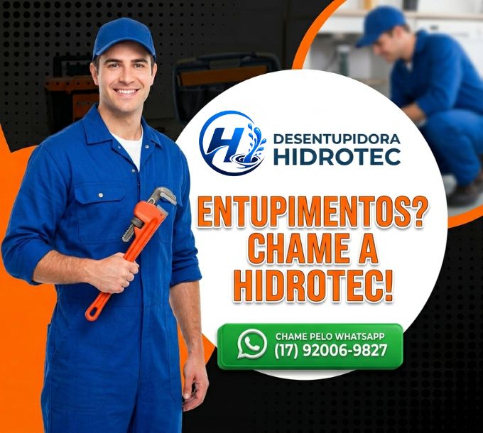 Desentupidora Hidrotec em SP